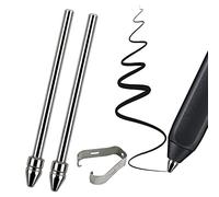 Puntas Finas de aleación de Titanio de Ajuste Universal compatibles con BOOX Pen 2 Pro, iReader, IFLYTEK, Lamy AL-Star, Puntas de Repuesto para bolígrafo Digital eReader, 2 Unidades