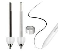 Puntas Finas de Repuesto de aleación de Titanio Que no se desgastan para Samsung S Pen Creator Edition, Puntas Suaves para Tomar Notas, 2 Unidades