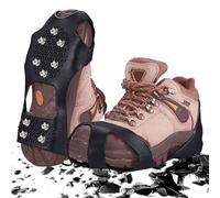 Puntas para Botas De Nieve Y Hielo - Puntas Antideslizantes para Nieve y Hielo de 10 | Crampones de Acero Inoxidable para Hombre y Mujer para Senderismo Marcha