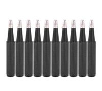 Puntas para cautín 10 piezas Tipo de calentamiento interno negro Calentamiento rápido a alta temperatura Fácil de estañar para mangos de cautín 900M 900MESD 907 y estaciones de