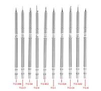 Puntas Para Cautín De La Serie T12 Herramienta De Soldadura Reemplazo De La Punta De La Estación De Soldadura Para La Estación De Retrabajo Fx951(10 X Soldering Iron Tip),Punta De Soldador