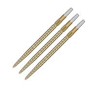 Puntas para Dardos Target Swiss Point, RVE (Juego de 3 Puntas) 35MM - Oro | Puntas para Dardos, Puntas Tormenta Suiza, Accesorios Dardos Profesionales