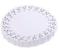 Puntas redondas para tartas, 10 cm, 250 unidades, color blanco