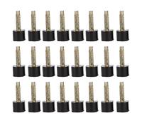 Puntera de Aguja, 24 Puntas de Repuesto para Tacón Alto Antideslizantes para Reparación de Zapatos, Protector de Tacos para Talón (10 X 10 mm) (8x8cm)