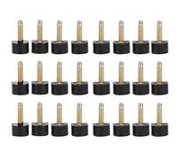 Puntera de Aguja, 24 Puntas de Repuesto para Tacón Alto Antideslizantes para Reparación de Zapatos, Protector de Tacos para Talón (10 X 10 mm) (10x10cm)