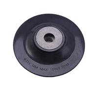 Puntera de lijado para amoladora angular de 115 mm, almohadillas de goma para papel de acero, paletas de disco de lijado, bandeja de papel de acero, adecuado para amoladora angular eléctrica tipo 115