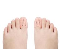 Puntera de silicona transpirable, protector de dedo gordo que evita ampollas, talla L