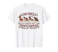 Puntero alemán de Pelo Corto Merry Pointermas Christmas Camiseta