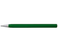 Puntero de albañil, color verde, acero resistente, punta afilada, ideal para marcar y alinear materiales en construcción.