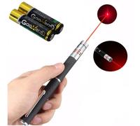 Puntero láser de diodo rojo de luz visible de 5 mW y 650 nm, potente, de uso militar