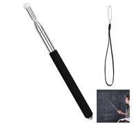 Puntero Telescópico, 1 Piezas Puntero Telescópico para Profesor, Aula Puntero Extensible Mano 100cm, con Cordón, Extensible Punteros Presentaciones de Acero, para Presentador Maestro