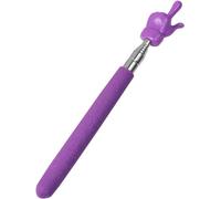 Puntero telescópico morado para profesores, puntero de enseñanza para aula, puntero retráctil de mano de metal, longitud extendida de 21.6 pulgadas, puntero de pizarra blanca, productos de