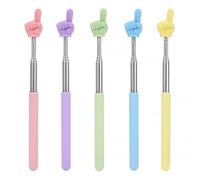Punteros Telescópicos para Maestros,5 Pcs Maestros Palo Extensible Puntero Retráctil Mini Puntero Retráctil para Profesores para Maestros y Educación en el Hogar Disponible