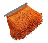 Puntilla de Flecos Falda Decorativa, Hermoso ribete de flecos de encaje de 15 cm de largo, de poliéster, con borlas, for hacer tú mismo, accesorios for vestidos latinos y escenarios, 5 o 10 metros(Ora
