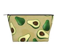 Punto Aguacate Marrón, Bolsa de artículos de tocador Bolsa de Maquillaje Bolsa de cosméticos Bolsa de artículos de tocador de Viaje portátil
