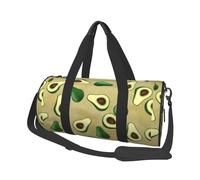 Punto Aguacate Marrón, Bolsa de Viaje de Gran Capacidad, Bolso Redondo, Bolsa de Viaje Deportiva, Bolsa de Mano, Bolsa de Fitness