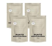 PUNTO - Café de Especialidad Arábica en Grano - 250 g - Tueste Natural de Perú - Aroma a Miel, Cítrico y Flores - Sabor Afrutado y Cuerpo Medio - Intensidad 5 de 10 (Paquete de 4)