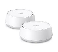 PUNTO DE ACCESO INTERIOR MESH WIFI 7 TP-LINK BE25 2-PACK BE5000 DUALBAND 4324Mbps EN 5GHz 2x2.5Gb DECO BE25(2-PACK)