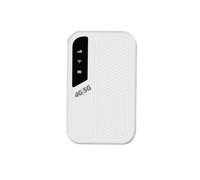 Punto de Acceso Móvil 4G 5G para Viajes, WiFi, Ranura para Tarjeta SIM, Conexión Estable de 300 Mbps, Compatible con 10 Dispositivos, Color