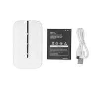 Punto de Acceso Móvil 4G LTE Enrutador Desbloqueado 300 Mbps 2100 MAh Compatible con 10 Usuarios Que Comparten con Ranura para Tarjeta SIM para Viajes Viajes de Negocios