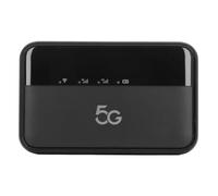 Punto de Acceso Móvil WiFi 5G, Dispositivo Portátil de Punto de Acceso WiFi6 de Doble Banda 5G con Ranura para Tarjeta Nano SIM, Compatible con 16 Dispositivos, Enrutador WiFi