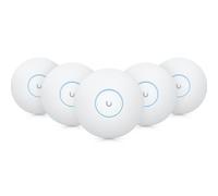 Paquete de 5 puntos de acceso Ubiquiti U7 Pro WiFi 7 BE9300 Tribanda, 1x 2,5G RJ45, 140 m² de cobertura