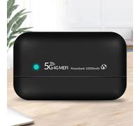 Punto de acceso WiFi 4G desbloqueado, Router de red inalámbrica 4G LTE, WiFi portátil para viajes, batería 10000 mAh