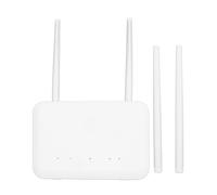 Punto de Acceso WiFi Móvil, Enrutador WiFi 4G LTE 4 Antenas Externas Compatibles con 32 Usuarios Puerto LAN WAN 100-240V para Oficina (Enchufe de la UE)