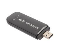Punto de Acceso WiFi USB 4G Portátil para Viajes Con Función de Cifrado, MiFi Móvil Compatible Con 10 Conexiones de Dispositivos (Negro)