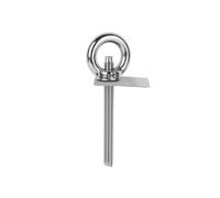 punto de anclaje - acero inoxidable m12, resistencia a la tensión +23 kn, ideal para aplicaciones de carga y fijaciones seguras.