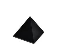Punto de cristal triangular natural de pirámide de turmalina negra decoración de la habitación (Size : 6cm about 200g)