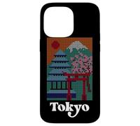 Punto de Cruz y artesanía de la Ciudad de Tokio Carcasa para iPhone 14 Pro MAX
