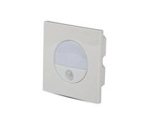 Punto de luz LED cuadrado empotrado 3 W con sensor de movimiento
