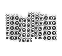 Punto de marca de escaneo 3D Escáner 3D Punto de seguimiento Adhesivo de referencia reflectante Etiqueta de puntos de seguimiento y posicionamiento Fácil reutilizable(6mm 500 Dots)