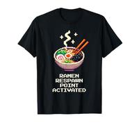 Punto de reaparición de Ramen Activado | Pixel Art Noodles Camiseta
