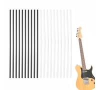 Punto lateral del bajo de la guitarra, 20 piezas Puntos de incrustación de instrumentos musicales Diapasón Marcador de posición del diapasón Marcador lateral del diapasón de la