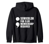 Punto Y Coma Fan Club Punto Y Coma Sudadera con Capucha
