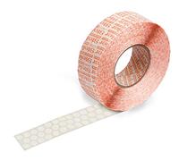 Puntos adhesivos especiales de crepé para cubrir y pintar, 80 mm de diámetro, 500 unidades, tamaño a elegir (hasta + 100 grados, 0,33 mm de grosor, buena adherencia, etiquetas de cubierta extraíbles,