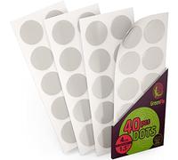 Puntos adhesivos grandes de doble cara, 40 unidades, tachuela adhesiva redonda para colgar en la pared, masilla de montaje extraíble, puntos de cinta de doble cara para manualidades, póster para colgar en fotos, calcomanías circulares transparentes