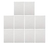 Puntos autoadhesivos, 700 unidades, 20 mm, fuerte adherencia, transparente, adhesivo de doble cara para papel, vidrio, cuero, metal, puntos de gancho reutilizables