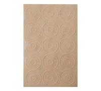 Puntos de agarre para regla, anillos adhesivos antideslizantes transparentes, silicona transparente, calcomanías adhesivas para pegar | Agarres de regla para acolchado para un agarre seguro, anillos