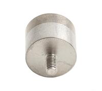 Puntos de contacto planos para indicadores digitales de esfera, material de carburo, compatible con mango roscado M2 5 (D10 x L8)