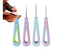 Puntos De Coser Cuero - 4 Herramientas Descosiendo Para Puntos - Kit De Puntos De Alambre | Para Bordado Manual Tejer Tejer Principiante Estudio Casa