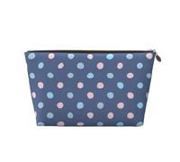 Puntos De Crayón sobre Fondo Azul Marino, Bolsa de Maquillaje Bolsa de cosméticos Bolsa de artículos de tocador de Viaje portátil Bolsa de artículos de tocador