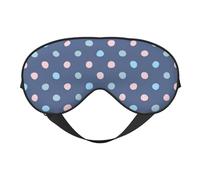 Puntos De Crayón Sobre Fondo Azul Marino, Cubreojos completos Antifaz bloqueador de luz Antifaz para dormir Antifaz suave con los ojos vendados Noche