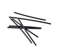 Puntos de incrustación de guitarra para diapasón, 5 marcadores de posición en tamaños de 0 5 mm y 2 0 mm, 100 mm de longitud, ideal para entrenamiento de guitarra (negro)