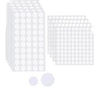 puntos de pegamento, Sticky Dots 2000 Uds 8/10/15/20/25mm cinta redonda de doble cara sin costuras pegatinas puntos autoadhesivas decoración del hogar(20mm 50pcsX40sheets)