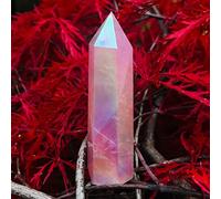 Puntos de varita de cristal de cuarzo rosa for regalos de piedra de cristal decoración de la habitación (Size : 200g-250g)