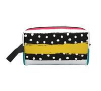 Puntos Rayas, Bolsa de Maquillaje Bolsa de cosméticos Bolsa de artículos de tocador de Viaje portátil Organizador de Bolsa de Maquillaje