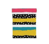 Puntos Rayas, Squeeze Top Wallet Bolsa de Almacenamiento para Mujer Monedero pequeño Bolsa de Cambio